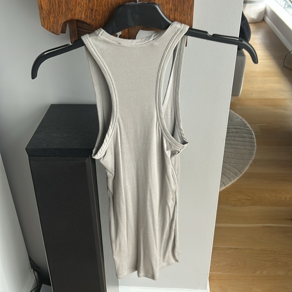 MAGGIE WARD Women's Cream Sheer Drape Neck Sleeveless Top Size S - Picture 8 of 11